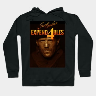 Expend4bles expandables 4 and jason statham themed graphic design by ironpalette. Hoodie